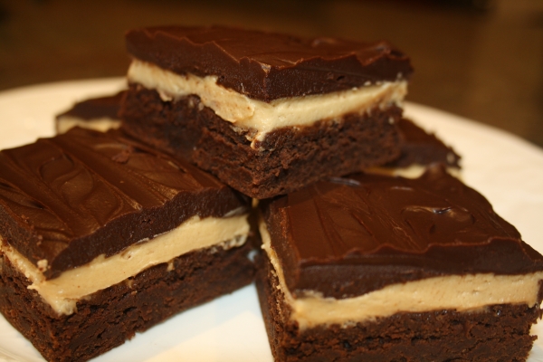 Gluten Free Peanut Butter Truffle Brownies