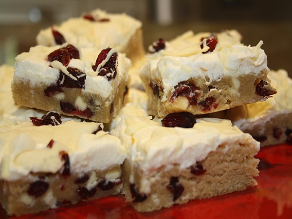 White Chocolate Orange Blondies